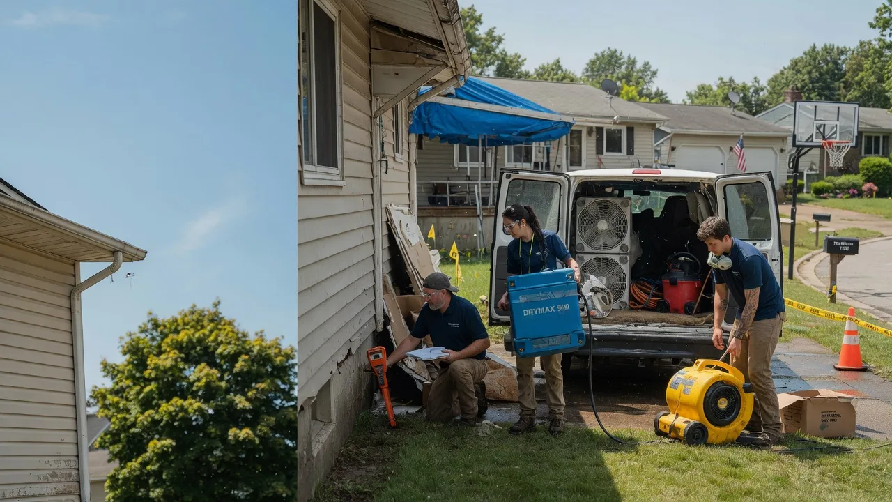 Ceiling Leak Cleanup in Lansing, NY near me