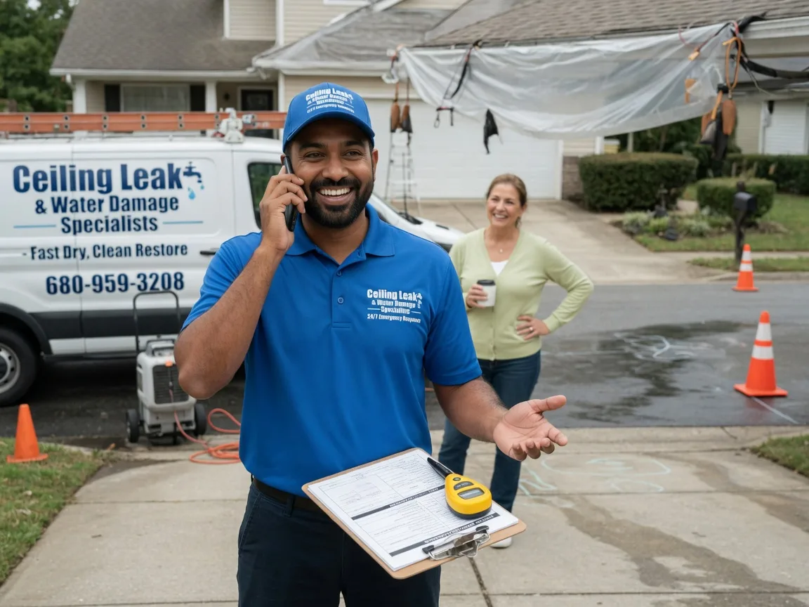 Ceiling Leak Cleanup Lansing, NY FAQs